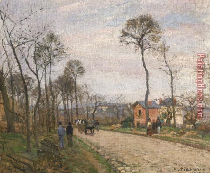 Camille Pissarro The Road from Louveciennes